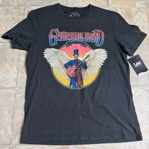 Grateful Dead Graphic Tshirt Mens Size Small Gray Rock Band NWT